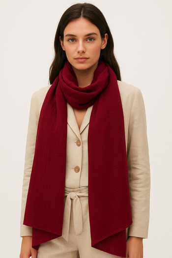 ARİNNASİDE 100% Cotton Muslin Shawl