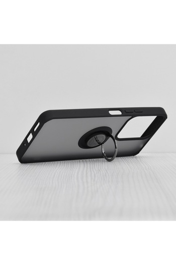 Fils High Protection Case for Xiaomi Redmi 13C 4G/13C 5G/Poco M6/C65, Glinth, C76, Metal, Intense Dark