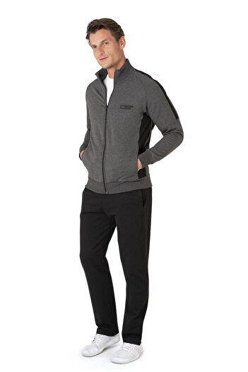 Pierre Cardin Men's Tracksuit Set, with Pockets, Front Zipper, Cotton & Lycra