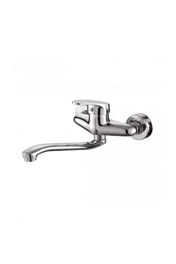 Alessandro DESIGN Wall-mounted Kitchen Faucet with Rotating Spout, Alloy, Chrome, PM 018