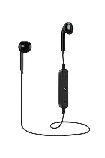 Generic Wireless Bluetooth In-Ear Earphones With Mic Black