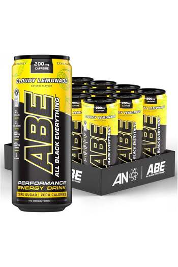 applied nutrition ABE Energy Plus Pre-Workout Drink With Cloudy Lemonade Flavour 250ml Pack of 12