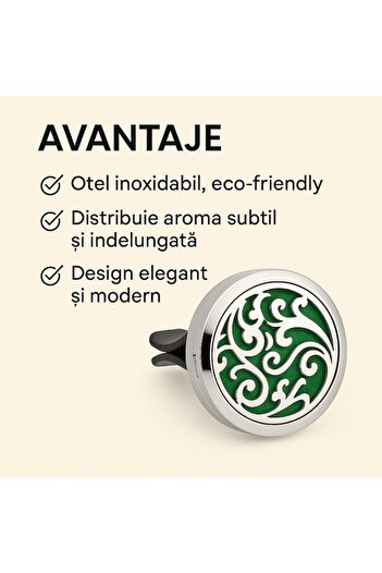 NEO Difuzor auto aromoterapie Neo™ HG427, Stars, 1 pad burete inclus, cu uleiuri esentiale, friend