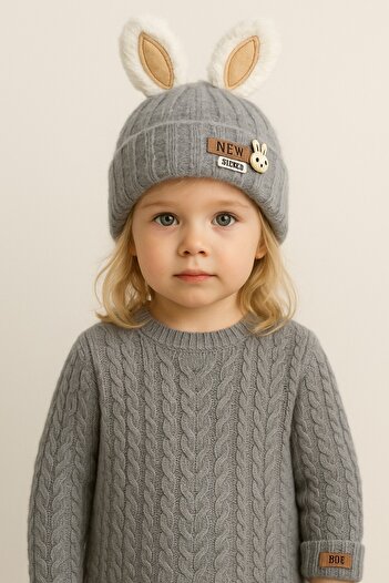 GizaKids Fleece-Lined Winter Children's Hat / Girls and Boys Beanie
