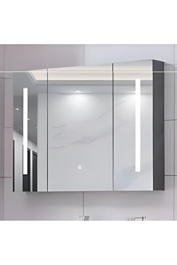 Alista Home Dulap Theresa Cu Oglinda LED DBP 126 100×70 Gri