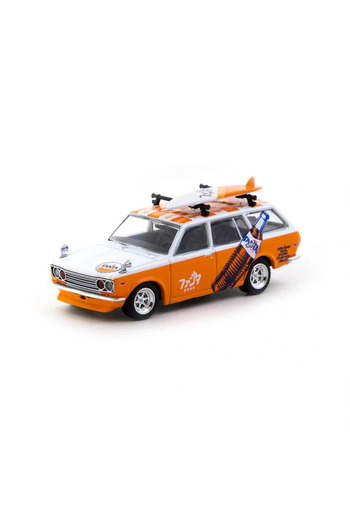 TOYFEST Tarmac Works 1/64 Datsun Bluebird 510 Wagon Fanta