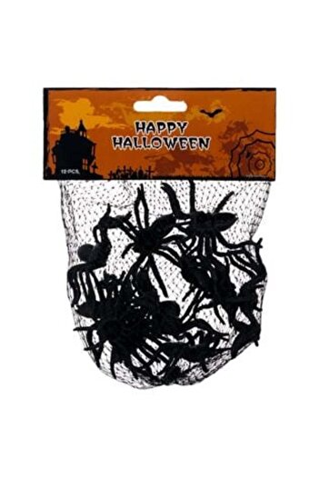 OEM Realistic Halloween Spiders - 12 Pieces