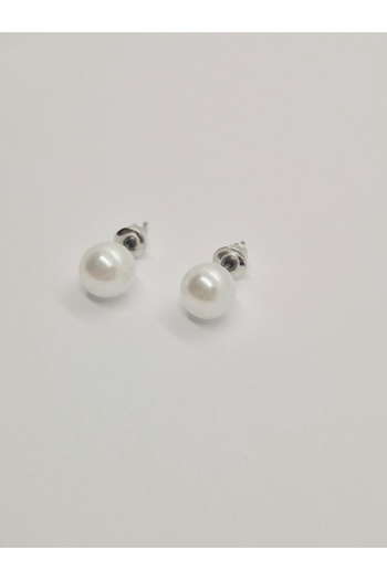 Set 8 mm Colored Pearl Earrings (Diameter: 8 mm)