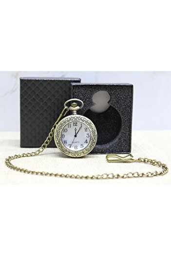 HarmonyAura Antique Chain Clock with Special Box Alk4679