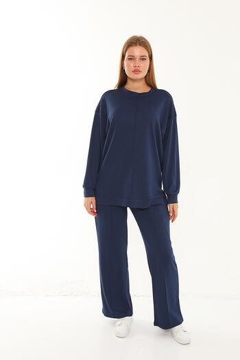 Lanze Bottom-Top Channel Seam Slit Suit Soft Texture