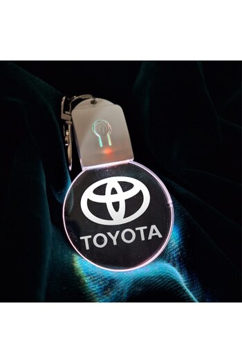 T&M Personalizare Acrylic LED Keychain - Toyota, Battery, Multicolor