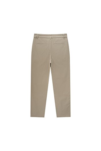 Giordano Women's Woven Pants: Regular Tapered Fit, High Waist