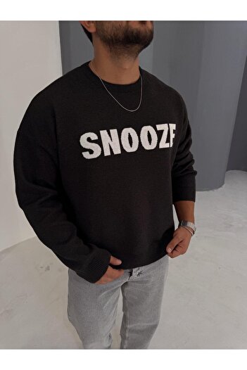 Baycombine35 Snoze Oversize Printed Sweater