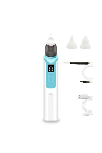 WALALLA Electric Nasal Aspirator 2-in-1, WALALLA, 65Kpa, 500mAh, USB Charging, Blue