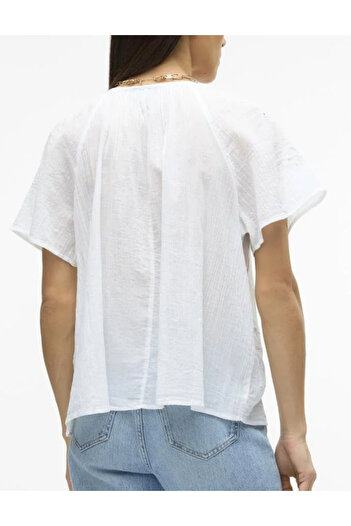 Vero Moda short-sleeved shirt, white