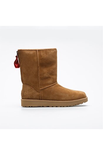 UGG W Classic Short Logo Zip
