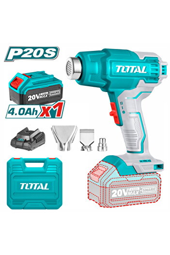 TOTAL Lithium-ion heat gun 20V (TBLI20025)