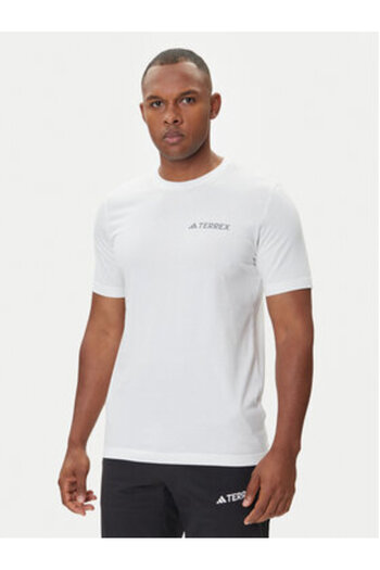 adidas Ανδρικό T-Shirt Πολύχρωμο PERFORMANCE & CORE-JW3559 ΛΕΥΚΟ/GRETHR