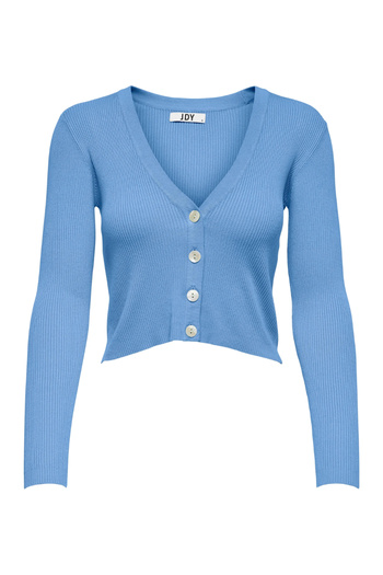 JDY button-down blouse, blue