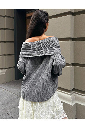 SHEIN sweater, gray