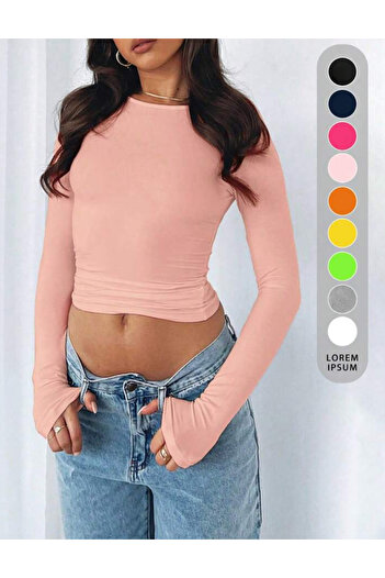 SHEIN blouse, pink