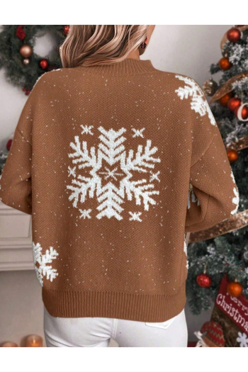 SHEIN sweater, brown