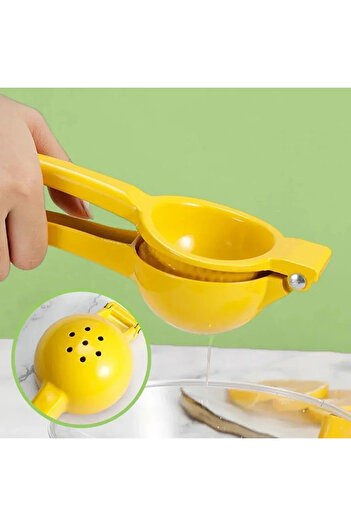 Raakmadezanmir 1 Adet Limon Sıkacağı - Portakal Limon Narenciye Sıkacağı Döküm 23 Cm