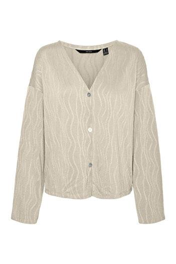 Vero Moda button-down blouse, cream