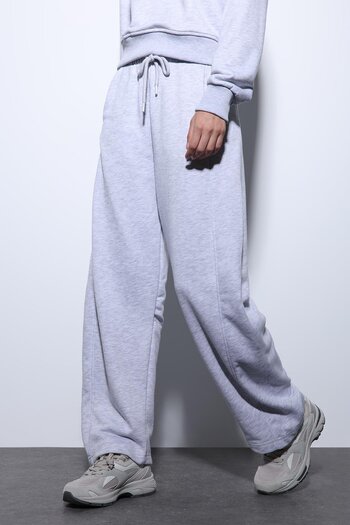 Antioch Gray Melange Basic Straight Leg Women's Sweatpants