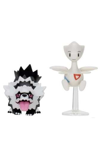 Jazwares Pokemon Figurine Set - Galarian Zigzagoon + Togetic