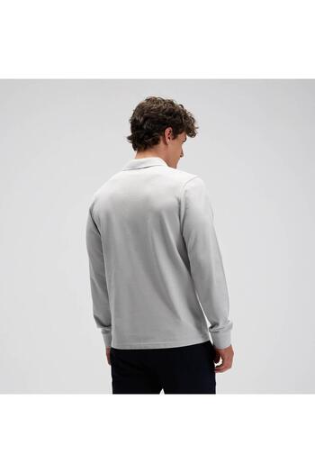 Ellesse Em582-Gi Men's Polo Neck Sweatshirt - Gray