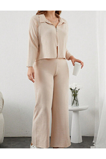 Sheya Curve+ Curve+ suit, beige