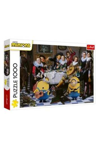 Trefl Puzzle Tablou Renaissance with Minions (1000 Pieces) -