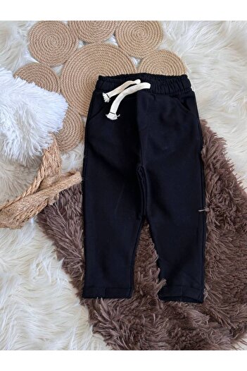 babymoon kids 100% Cotton Baby Sweatpants with Elastic Waist, Comfortable Design Suitable for Daily Use