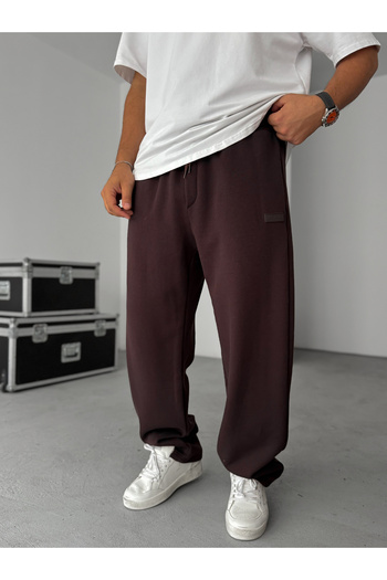 BYBASICMAN Brown Waffle Baggy Tracksuit Hm-0010