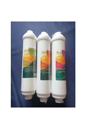 SULOOK Esli Kapalı Kasa Su Arıtma 4´lü Filtre Seti (Sediment-Block-Granule-Membran)