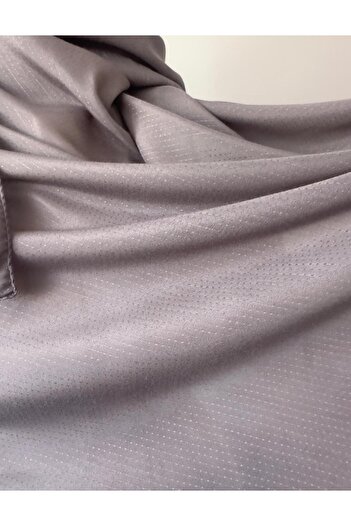 birdsclothes Gri Lüks Dokuma %100 Pamuk Şal