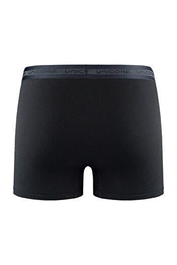 uniconf Men's high waist boxer shorts XBB08RNEG made of cotton with lycra