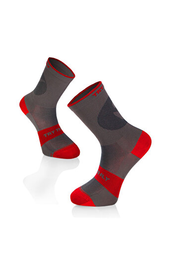 Try to Fly Cycling socks CYCLING LIGHT SOCKS Grey