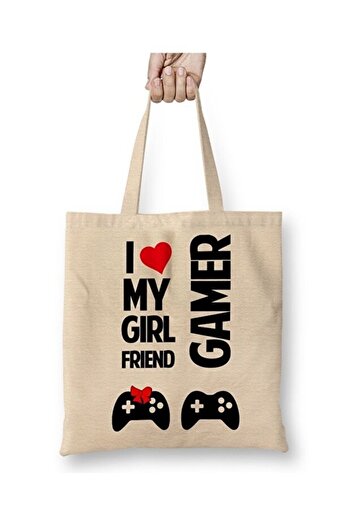 Toyaso I Love My Girl Friends Τσάντα τσάντας με μακρύ χερούλι Τσάντα αγορών Τσάντα παραλίας