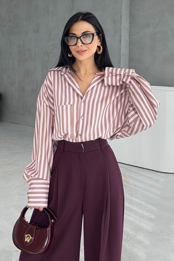 Seda Yalçın Atelier Mürdüm Premium Polyviscon Pants