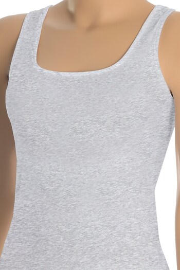 Öts Women's 2-Pack White Cotton Thick Strap Tank Top