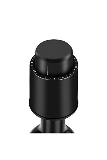 dalimag Vacuum Wine Bottle Stopper, ABS/Silicone, Black
