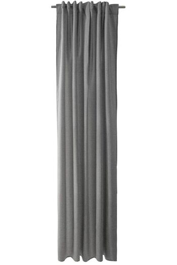 LUNA HOME Max grey opaque drapery with regency effect 140x245 cm