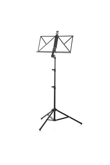 Thomann Aluminium Black Music Stand - Adjustable & Foldable