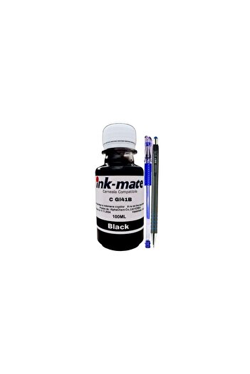 Ink-mate Compatible Canon GI41 Ink Bottle Set (1x100ml Black) + CNX567 Pen and Gel Pen