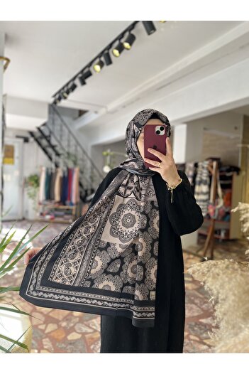 Neva Vual Silk Shawl Women's Ethnic Pattern Vual Shawl