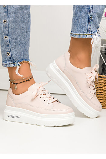 starlike Casual shoes natural leather pink AW105