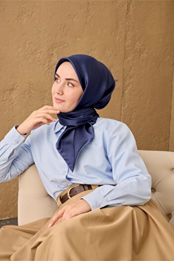 Silk Home Sura Silk Scarf 11416-S03 Midnight Blue