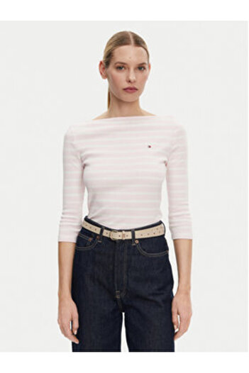 Tommy Hilfiger Γυναικεία Μπλούζα WW0WW40589 Ροζ